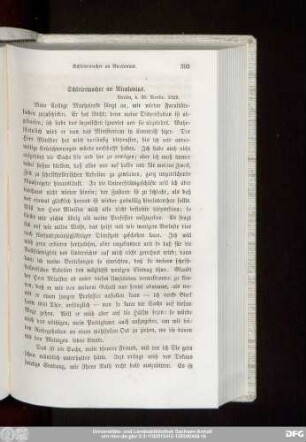 Schleiermacher an Nicolovius. Berlin, d. 30. Novbr. 1829.