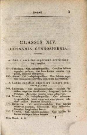 Flora Mannhemiensis et vicinarum regionum cis- et Transrhenanarum, 2. Continens plantarum phaenogamarum Class. XIV-XXII