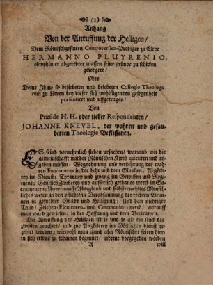 Dissertatio Theologica Paradoxa, Ad Pericopam Matth. XXV. v. 31. 32. 33. &c. De Iudicio Separante Oves Ab Hoedis