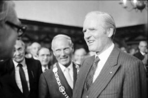 Freiburg: Rathaus, Begrüßungskur Carstens