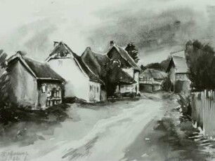 Dorfstraße in Oberfranken