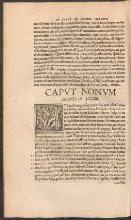 Caput Nonum