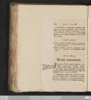 Tit. VI. (X. 25.) De iure immunitatis.