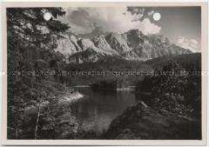 Alpen, Eibsee mit Zugspitze