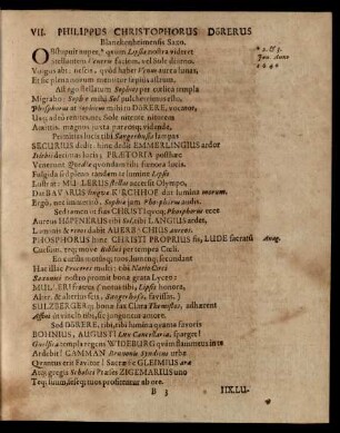 VII. Philippus Christophorus Döberus