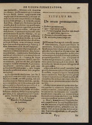 Titulus XIX.