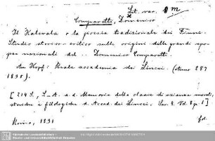 Literaturae variae: Literaturae variae