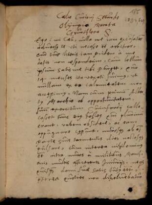 185-192, Epistola ad Caelium Curionem secundum. Epitaphium (S. 191)