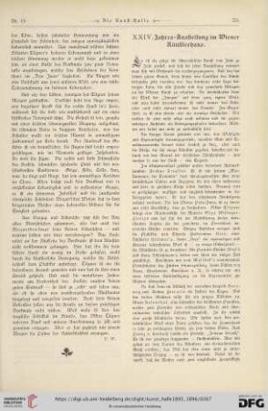 1: XXIV. Jahres-Ausstellung im Wiener Künstlerhaus