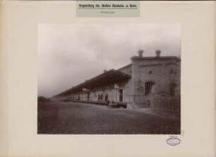 Umgestaltung des Stettiner Bahnhofs, Berlin Güterschuppen: Ansicht