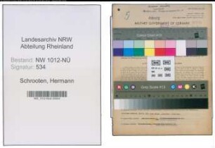 Entnazifizierung Hermann Schrooten , geb. 23.04.1921 (Landwirt)