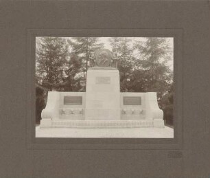 Schopfheim, Kriegerdenkmal 1870/71 mit Porträtmedaillon Großherzog Friedrichs I.
