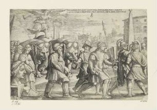 Triumph des Ruhmes, Blatt 3 der Folge "Triumphe des Petrarca"