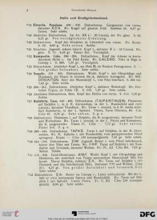 Italia und Großgriechenland (Nr. 18-75)