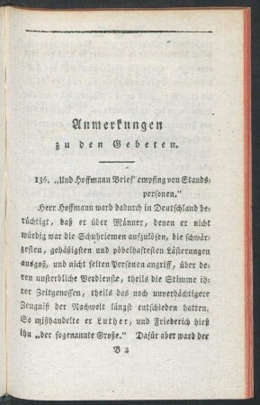 Anmerkungen zu den Gebeten