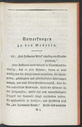 Anmerkungen zu den Gebeten
