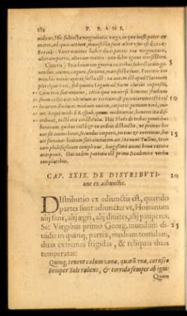 Cap. XXIX. De Distributione ex adiunctis.