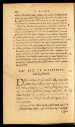 Cap. XXIX. De Distributione ex adiunctis.