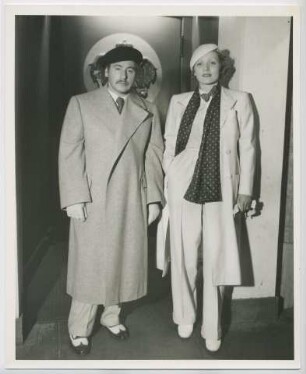 Josef von Sternberg und Marlene Dietrich (Los Angeles, April 1934) (Archivtitel)