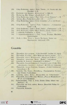 Gemälde (Nr. 301-350)