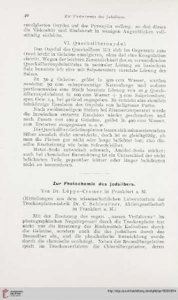 17: Zur Photochemie des Jodsilbers