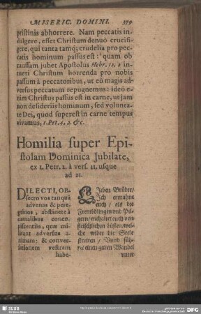Homilia super Epistolam Dominica Iubilate