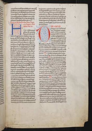 Zierinitiale: H(unc); D(omine quid)