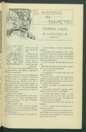El Misterio del Taxímetro