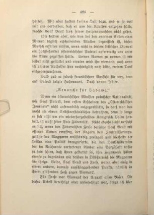 "Revanche für Sadowa."
