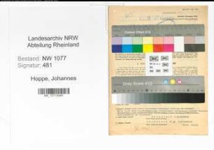Entnazifizierung Johannes Hoppe , geb. 05.07.1915 (Polizist)