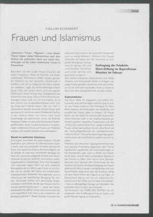 Frauen und Islamismus