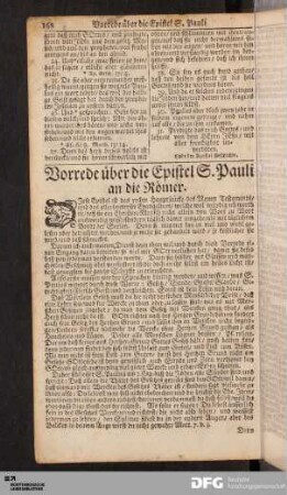 Die Epistel S. Pauli an die Römer.