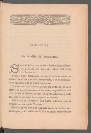 Capítulo XXII - La familia del secretario