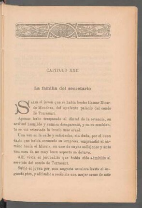 Capítulo XXII - La familia del secretario