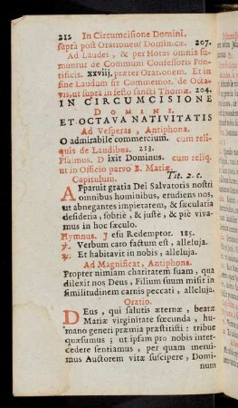 212-221, In Circumcisione Domini