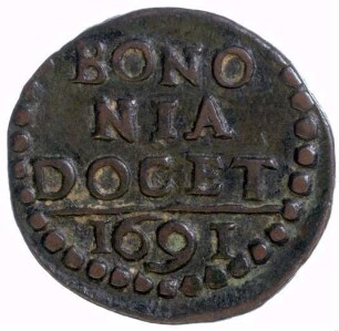 Münze, Quattrino, 1691