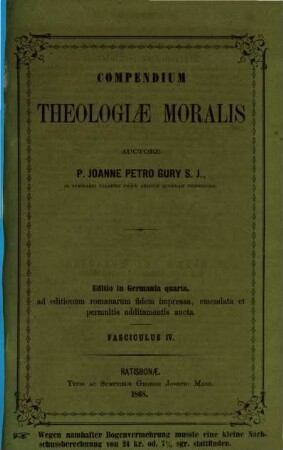 Compendium theologiae moralis, 4