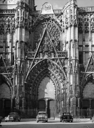 Troyes. Saint-Pierre-et-Paul (Baubeginn 1208, Vollendung 1640). Teilansicht