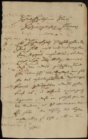 Brief von Christoph August Heumann an Johann Friedrich von Uffenbach. Göttingen, 21.9.1733
