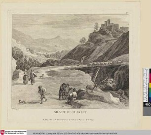 XIII.E VUE DE FLANDRE. [12. Ansicht von Flandern]