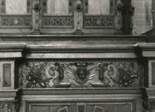 Detail der Brüstung