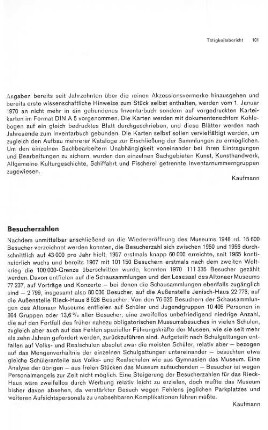 Besucherzahlen