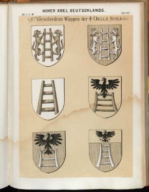 Taf. 161. Verschiedene Wappen der † Della Scala