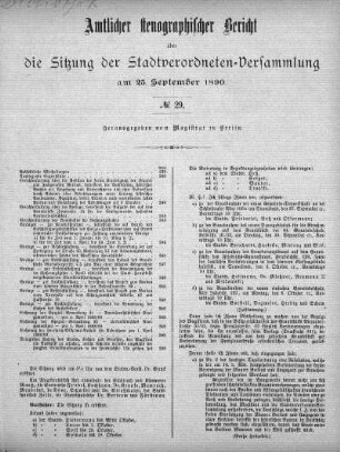 No. 29, 25. September 1890