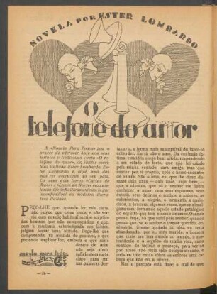O telefone do amor : Novela