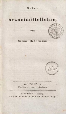Reine Arzneimittellehre, 3