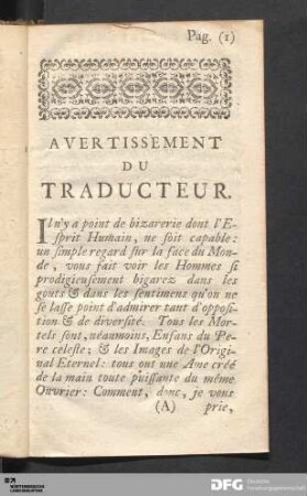 Avertissement Du Traducteur.