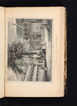 Hof in der Burg zu Nürnberg.