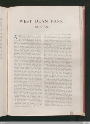 West Dean Park, Sussex