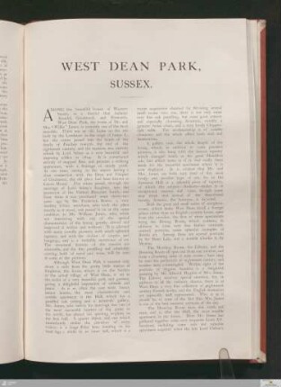 West Dean Park, Sussex